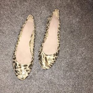 leopard print flats size 7